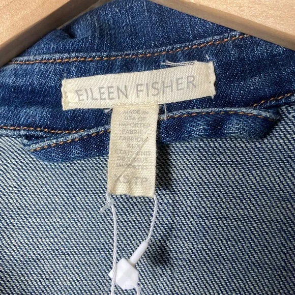 Eileen fisher oversized jean jacket - Picture 6 of 6